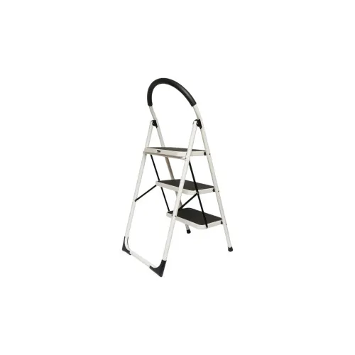 Scara metalica pliabila, 3 trepte cauciuc antiderapant, inaltime 127cm, sarcina maxima 150Kg Crownman — imaginea 3