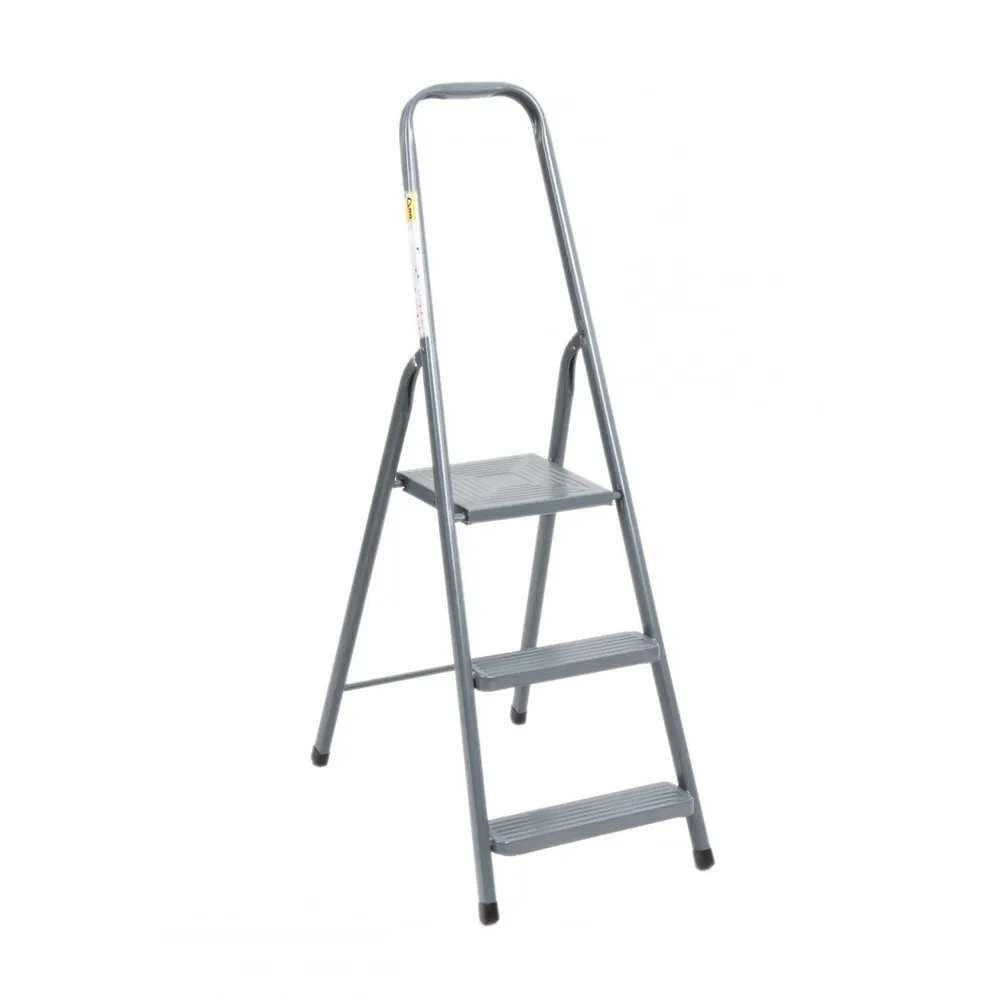 Scara otel, 1 x 3 trepte, inaltime de lucru 2.55 m, 125 kg