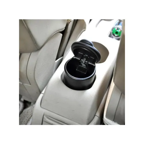 Scrumiera auto universala cu iluminare LED albastra — imaginea 3