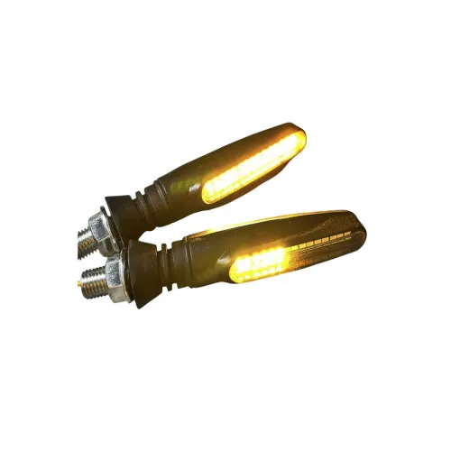 Semnalizare LED moto galbena 12V — imaginea 3