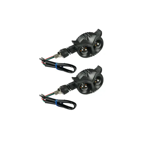 Semnalizare moto 12V cu functie lumina de zi alba si semnalizare galbena Cod: ZC-MOTOY