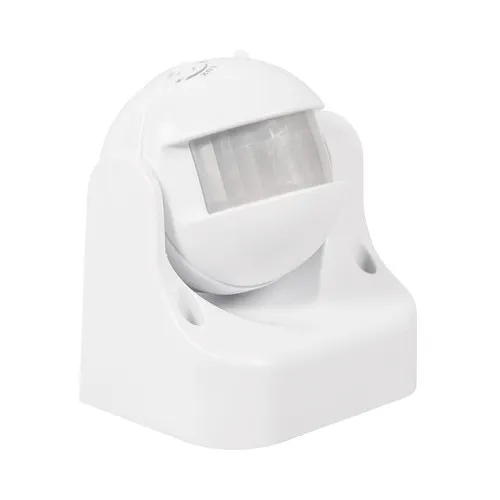Senzor de miscare Novelite 180° 1200W, pentru exterior IP44, alb