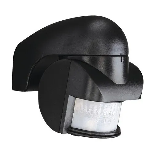 Senzor de miscare Philips Virginia 180° max. 1000W, pentru exterior IP44, negru