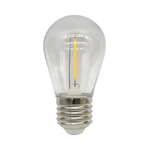 Set 10 becuri LED Well E27 1W 70 lumeni, para transparent, lumina neutra