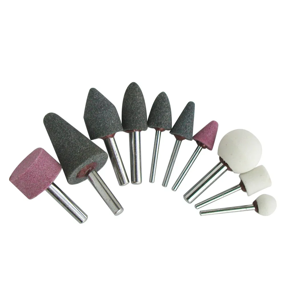 Set 10 pietre de slefuit, pentru masina de gaurit