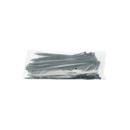 Set 100 coliere plastic 3.6x140 mm negru pentru fixare universala — imaginea 2