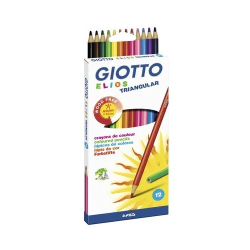 Set 12 creioane colorate Elios Giotto