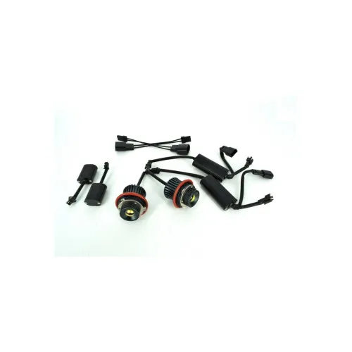 Set 2 becuri LED Marker Angel Eyes auto compatibil BMW 40W alb canbus pentru faruri xenon — imaginea 4