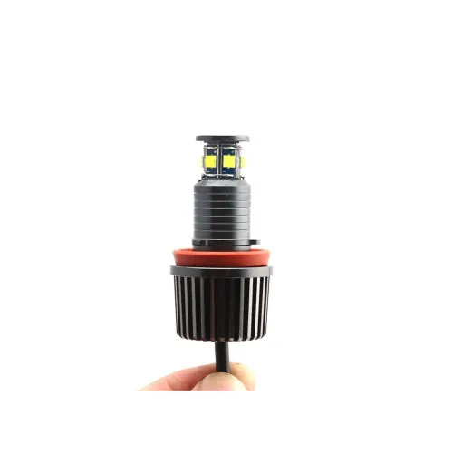 Set 2 becuri LED Marker Angel Eyes auto compatibil BMW 40W alb canbus pentru faruri xenon Cod: A.E. HH-E9240 — imaginea 3
