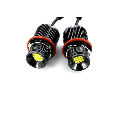 Set 2 becuri LED Marker Angel Eyes auto compatibil BMW 80W alb canbus pentru faruri xenon