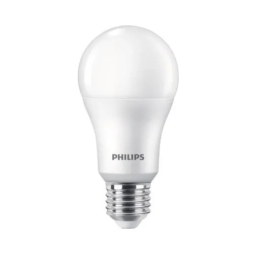 Set 2 becuri LED Philips E27 13W 1515 lumeni, glob mat A67, lumina calda