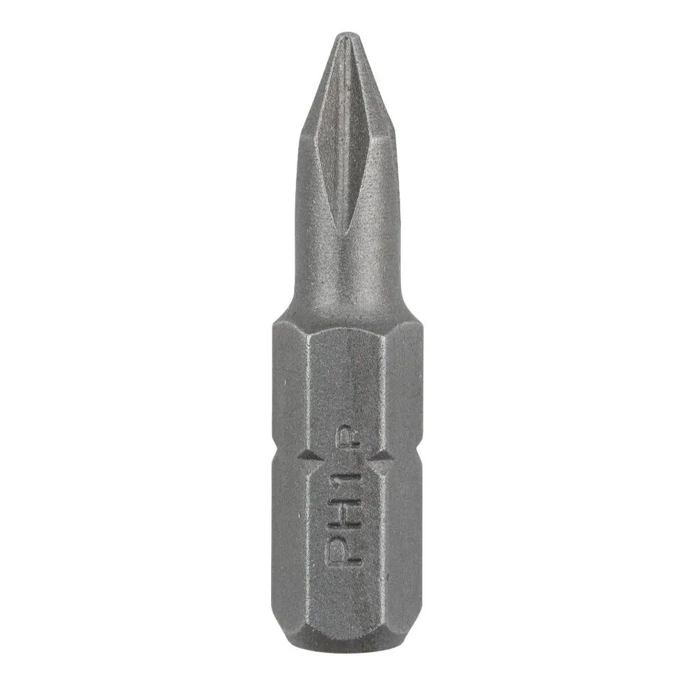 Set 2 biti pentru insurubat, Bosch, profil Phillips, PH 1, 25 mm