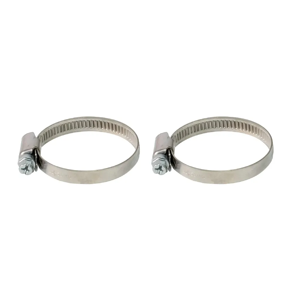Set 2 coliere furtun, inox, 32 - 50 mm