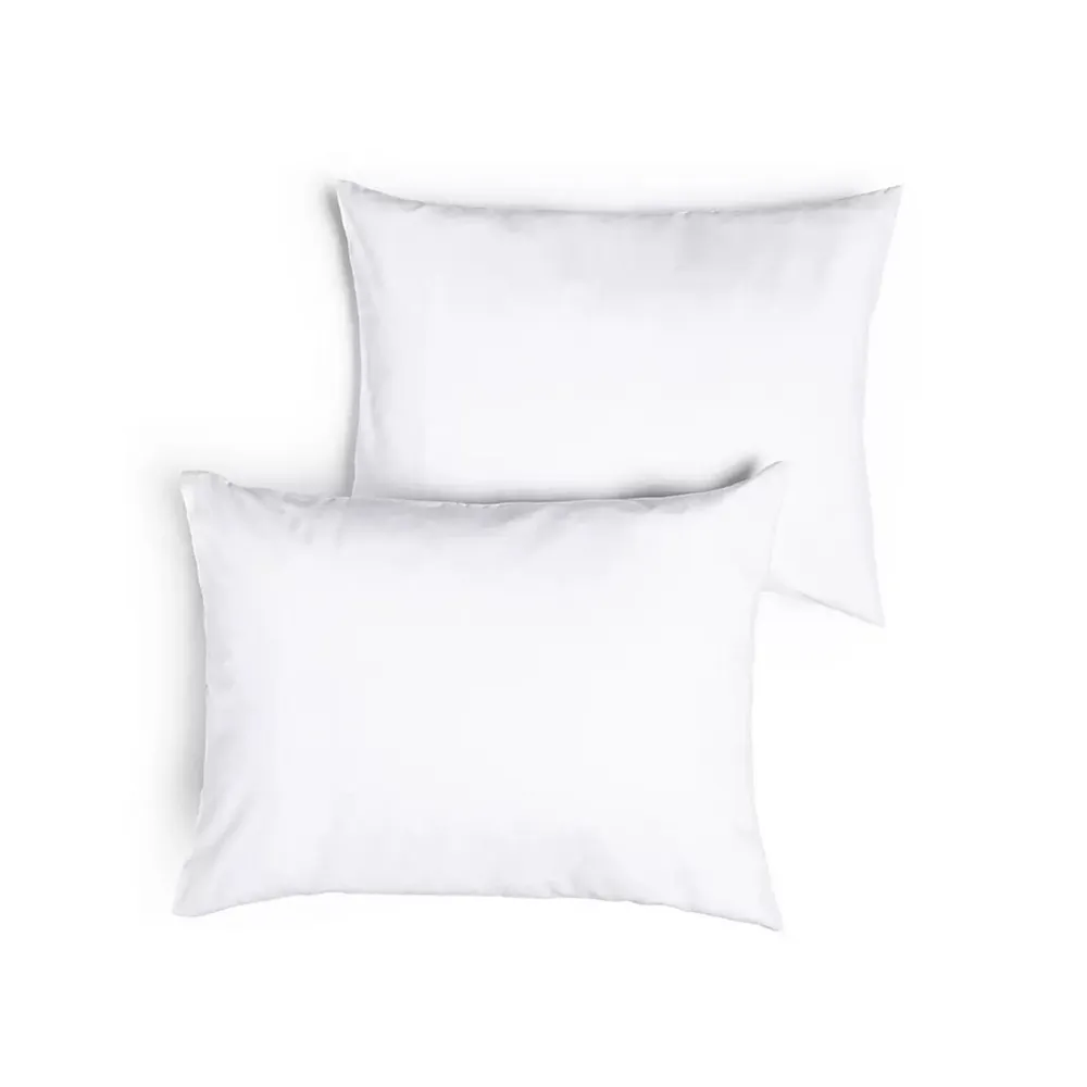 Set 2 fete de perna, bumbac, alb, 50 x 70 cm