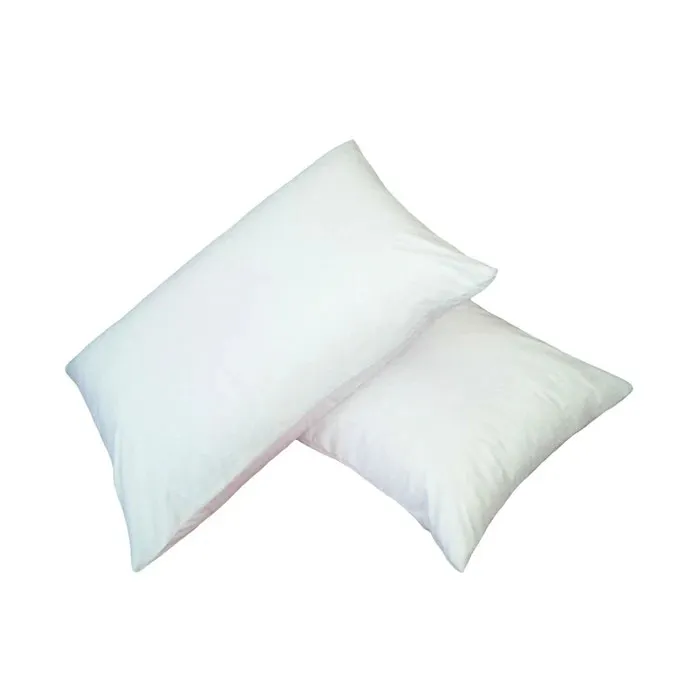 Set 2 fete de perna Home Still, impermeabile, bumbac, alb, 50 x 70 cm