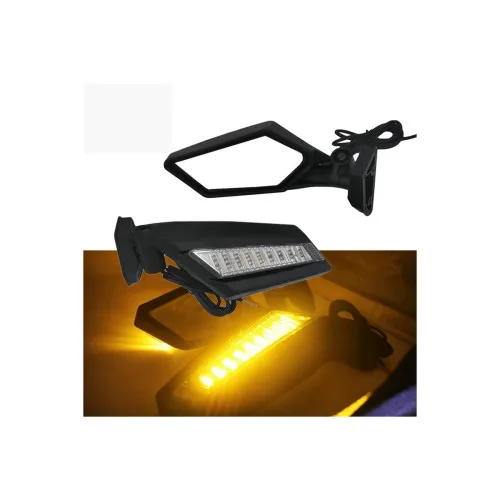 Set 2 oglinzi compatibile UTV sau Maverick X3 cu semnalizare — imaginea 3