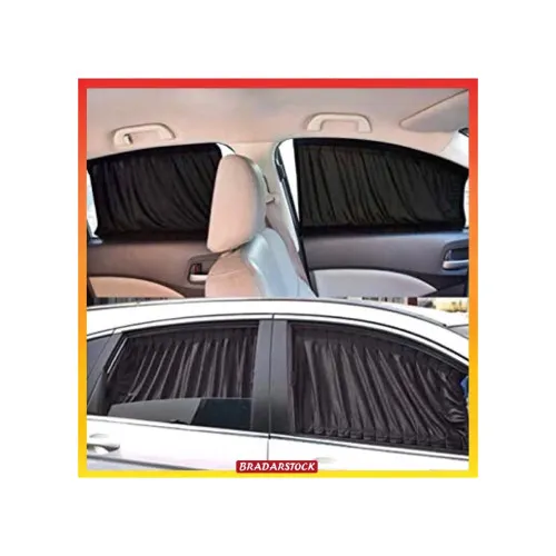 Set 2 perdele laterale auto din panza pe sina calitate PREMIUM Lungime 60 cm — imaginea 3