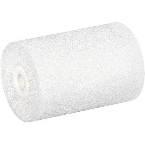 Set 2 role vopsit 5 cm pentru lacuri, burete fin, Ø 35 mm, alb