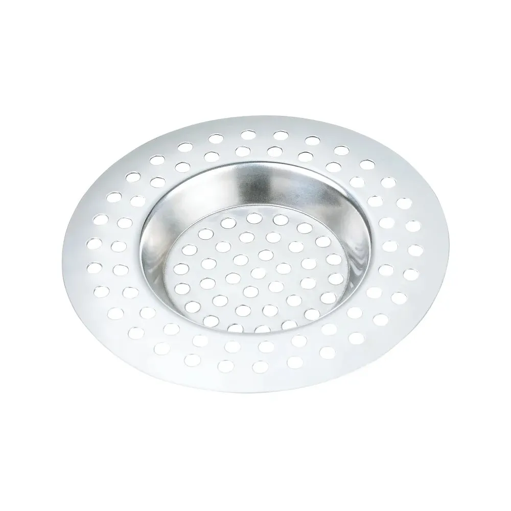 Set 2 site protectie scurgere chiuveta, otel inoxidabil, gri, O 7.7 x 0.89 cm