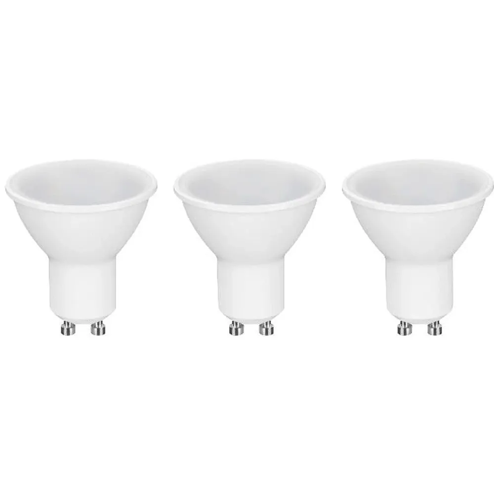 Set 3 becuri LED DIALL, GU10, 4.5W, 4000K