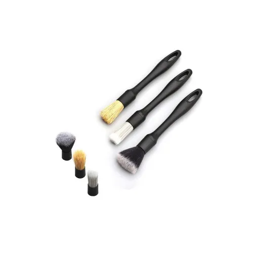 Set 3 Pensule detailing curatare interior auto Premium — imaginea 2