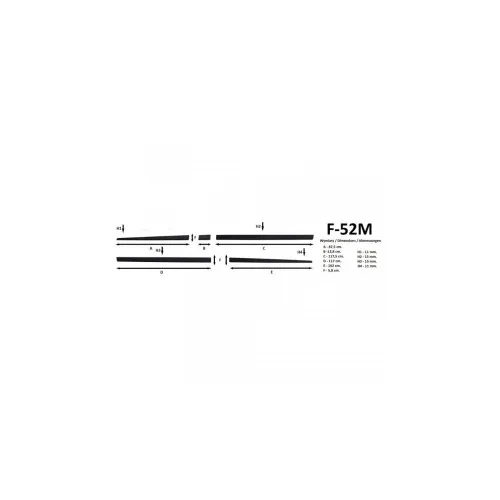 Set 4 bandouri usa compatibil Mercedes V-Klass W447 2014- Van / Minivan — imaginea 7