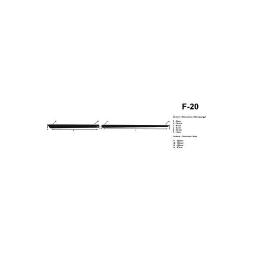 Set 4 bandouri usa compatibil Volvo V60 2011-2018 Combi — imaginea 3