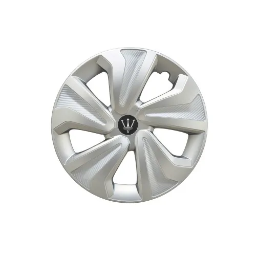 Set 4 capace roti Evo culoare argintiu 16 inch