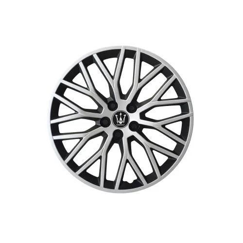 Set 4 capace roti Evo culoare negru argintiu 16 inch