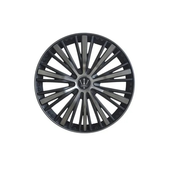 Set 4 capace roti Evo culoare negru gri antracit 16 inch