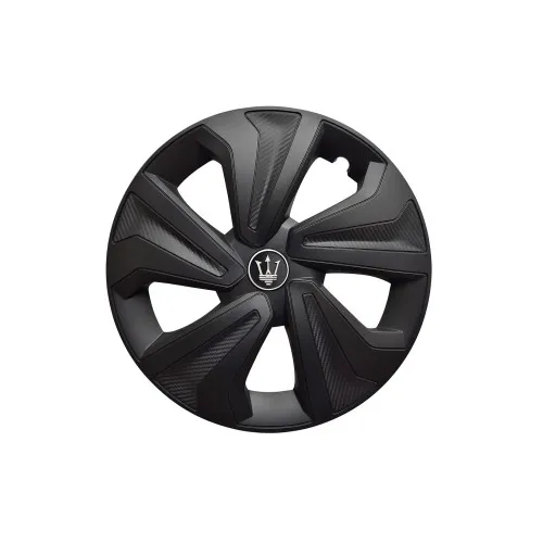 Set 4 capace roti Evo culoare negru mat 16 inch