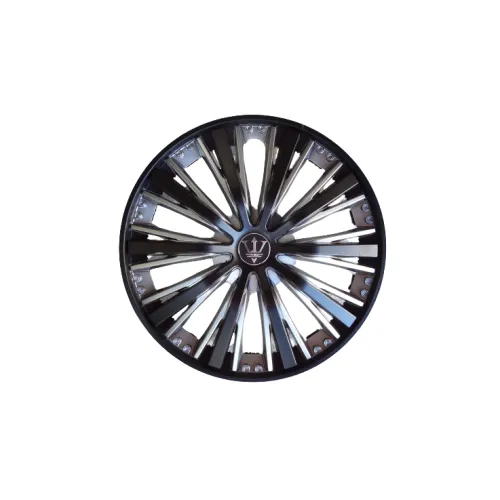 Set 4 capace roti model EVO negru+gri antracit 15"