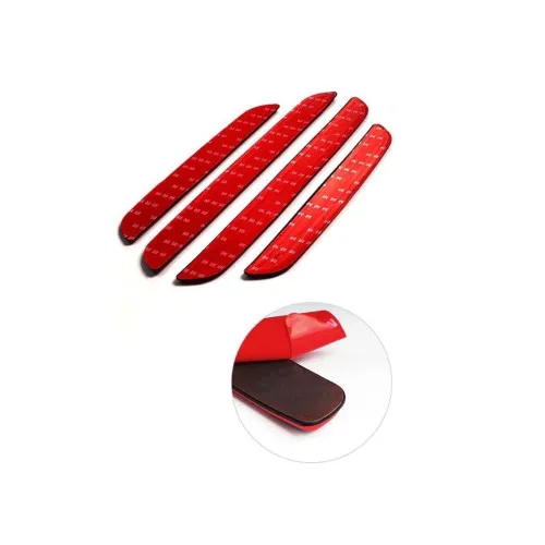 Set 4 ornamente protectie praguri din cauciuc compatibil Logan III — imaginea 3