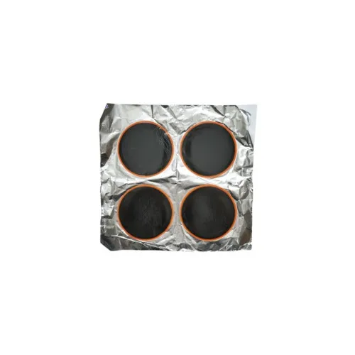 Set 4 petice vulcanizare rotunde 108mm pentru camere aer Maruni