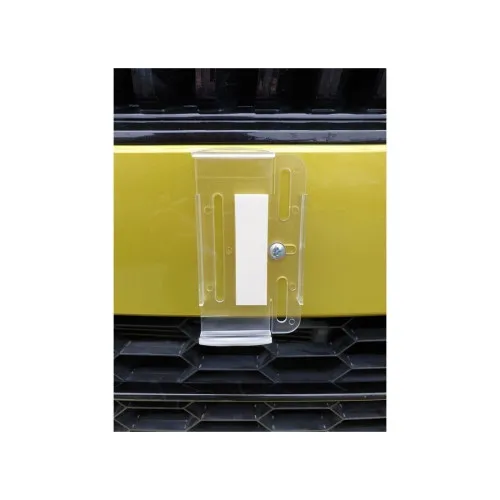 Set 4 suporti numar inmatriculare superslim transparent — imaginea 2