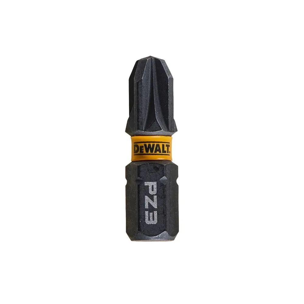 Set 5 biti DeWALT Flextorq PZ3, 25 mm, prindere hexagonala 1/4 inch