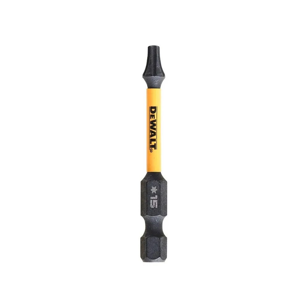 Set 5 biti DeWalt Flextorq T15, 57mm, profil Torx