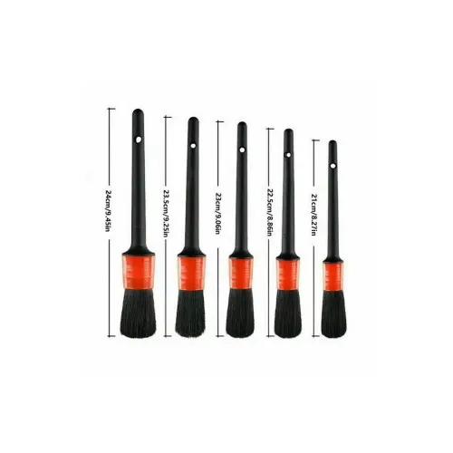 Set 5 pensule detailing pentru curatare interior auto — imaginea 2
