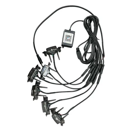 Set 6 lampi cu LED RGB 12V grila masca control prin aplicatie telefon,diverse jocuri de lumini sau lumina continua. — imaginea 2