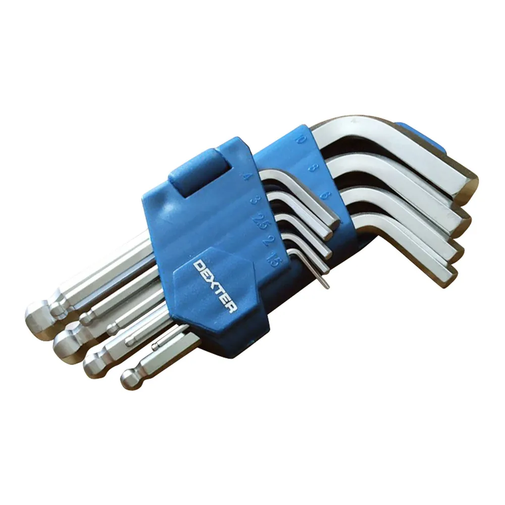 Set 9 chei imbus Dexter, hexagonale, 1.5 - 10 mm