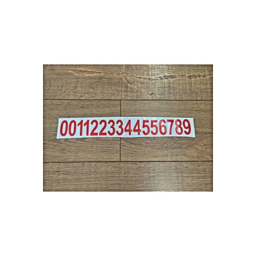 Set abtibilduri pentru numar de telefon, cu 16 cifre fiecare — imaginea 3