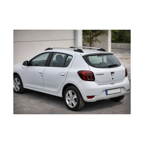 Set bare portbagaj longitudinale aluminiu auto compatibile Dacia Sandero I si Sandero II 2007-2020 ER-A