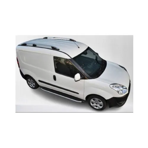 Set bare portbagaj longitudinale aluminiu auto compatibile Fiat Doblo Maxi 2010-2020 ER-B