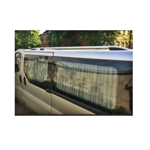 Set bare portbagaj longitudinale aluminiu auto compatibile Opel Vivaro lung 2001-2014 ER-C