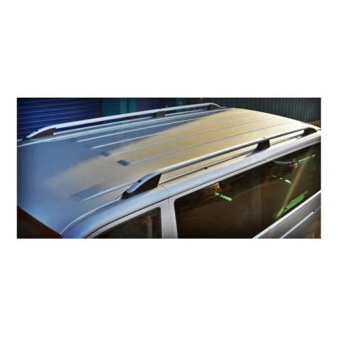 Set bare portbagaj longitudinale aluminiu auto compatibile Volkswagen Transporter T5, T6 lung 2012-2023 ER-C