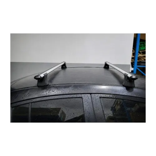 Set bare transversale aluminiu cu prindere in puncte fixe compatibile Mercedes CLA X117 2015-2019 negre sau argintii Kit 204 — imaginea 7