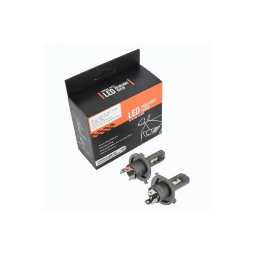 Set Bec H4 LED 2 faze 1860, 5000Lm, 6000k 12/24V H4