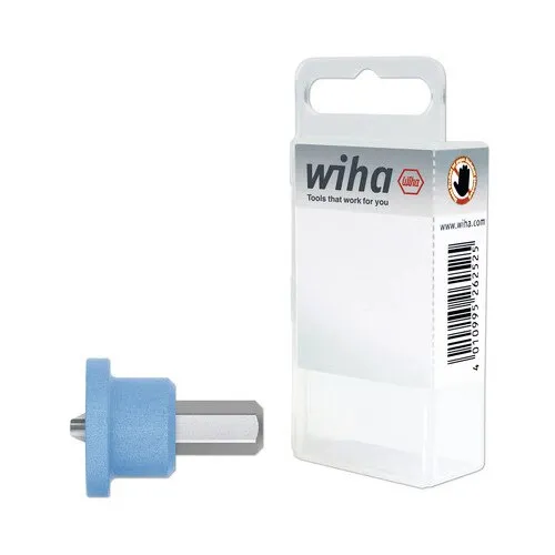 Set bit cu opritor de adancime Wiha PH2, 2 buc, 25mm, negru/albastru