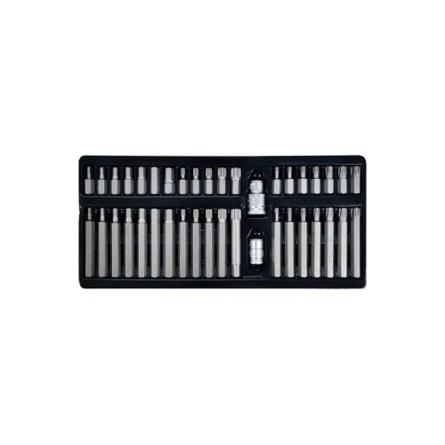 Set biti profesional 40 piese hex spline torx otel S2
