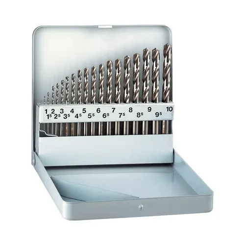 Set Burghie Metal Hss-cobalt Alpen Ø1-10 Mm, 19 Piese